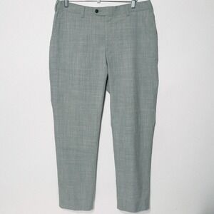 Suitsupply Soho Turn-up Pant 36 Gray Vitale Barberis Canonico Tropical 120s Wool